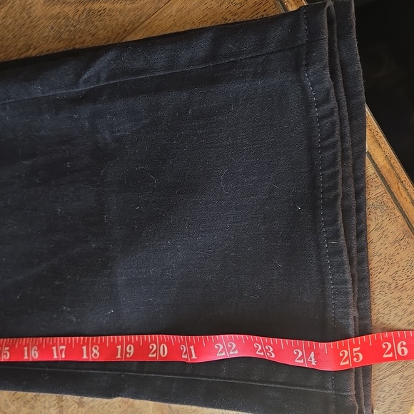 Athleta Black Twill Flex Kick Flare Jean 8P - Picture 5 of 6